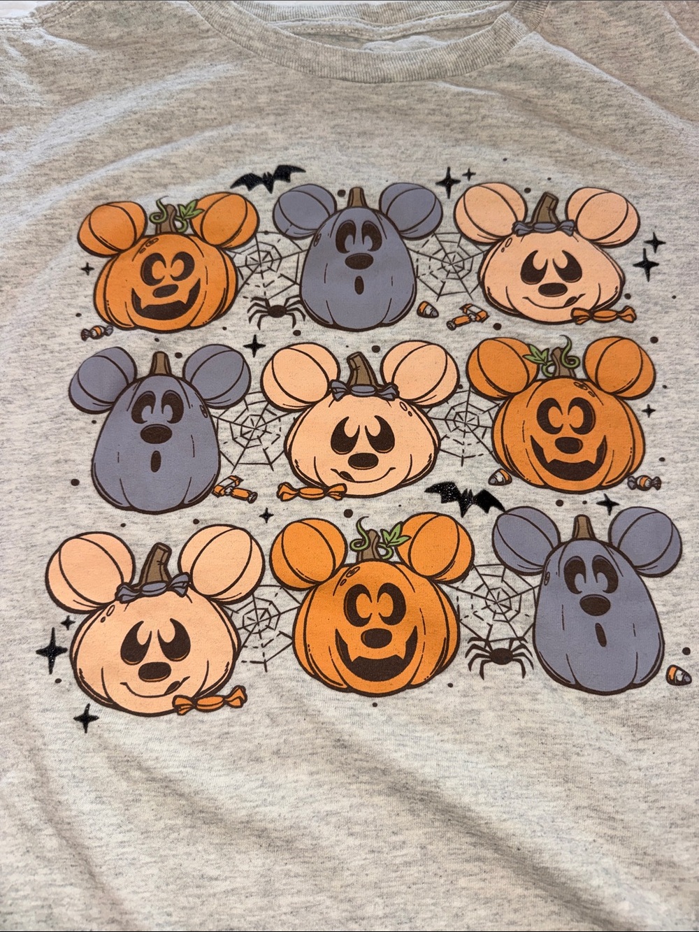 EUC Disney Halloween Pumpkin Jack-o-lantern Tee Size M - Picture 5 of 7